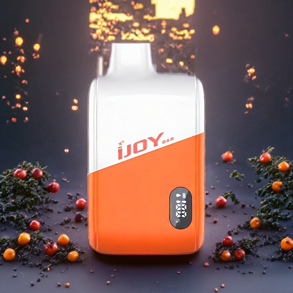 Pêche Myrtille IJOY Bar IC8000 8000 Puffs 18ml Belgique Grossiste Type-C Charging