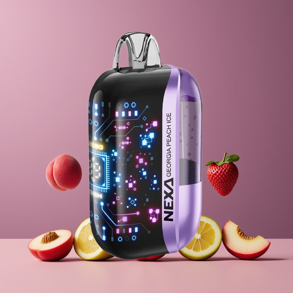 Pêche de Géorgie Glacée NEXA Ultra 50000 Puffs Belgique Grossiste 20ml 5