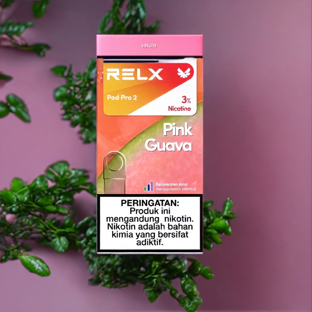 RELX Pod Pro 2 Belgique Grossiste - Pink Goyave 19ml - 600 Puffs - 35 - 3 Modes Eco (55W) Smooth (65W) Boost (8W)