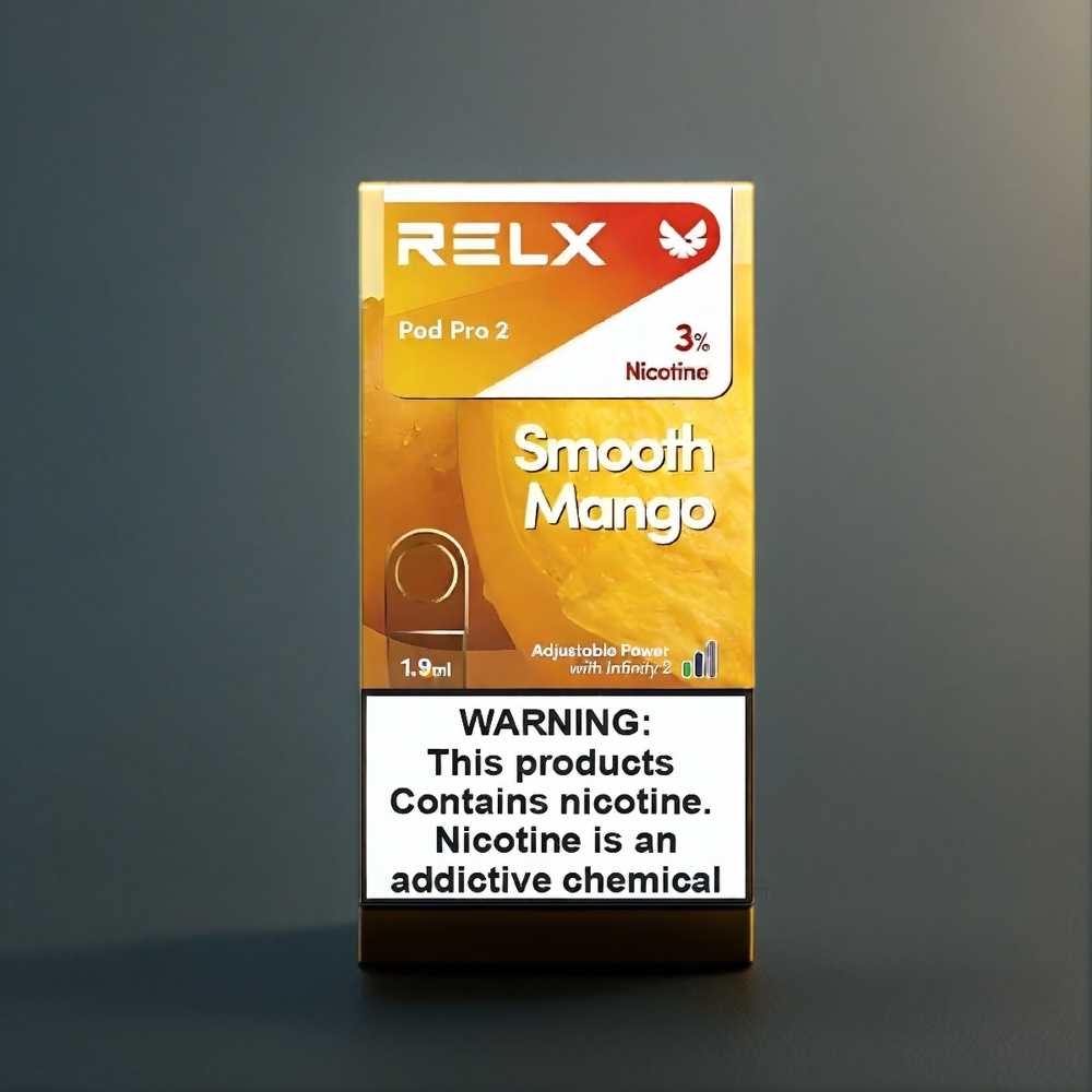 RELX Pod Pro 2 Vape Mangue Douce Belgique Grossiste 5 65W 2 pods/pack