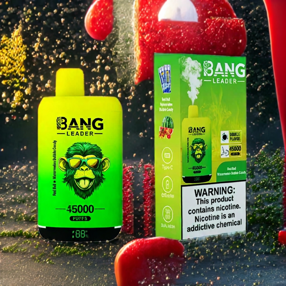 Red Bull Pastèque Bubble Candy Bang Leader 45000 Puffs 0 Belgique Grossiste Écran Intelligent Port Type-C