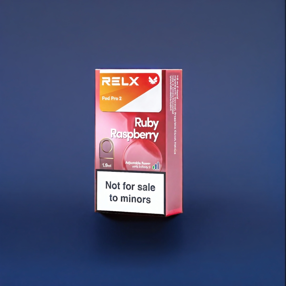 Relx Pod Pro 2 Vape Framboise Bleue Belgique Grossiste 5 600 Puffs Eco/Smooth/Boost Mode