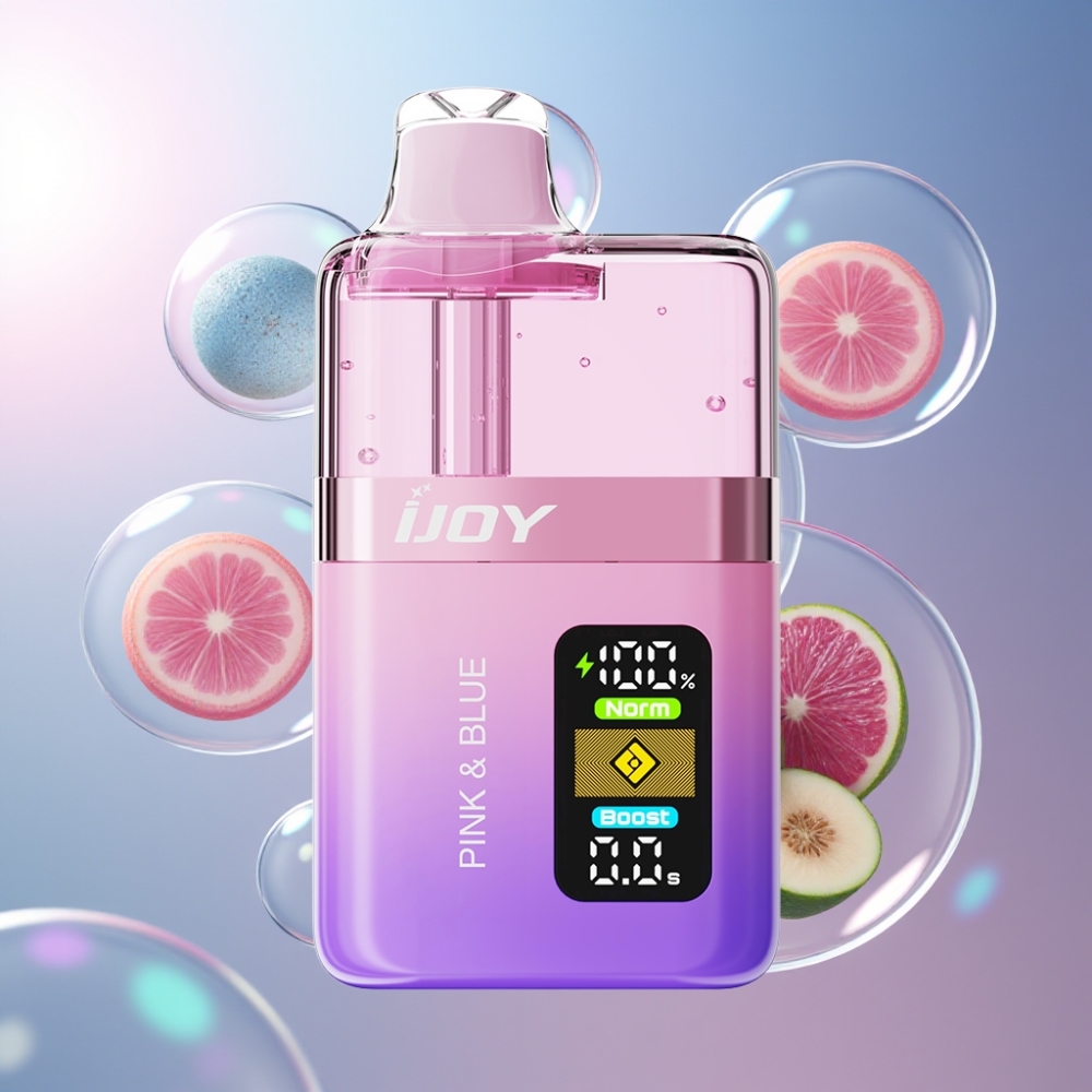 Rose  Bleu IJOY XP50000 50000 Puffs Belgique Grossiste 04ohm Dual Mesh Type-C