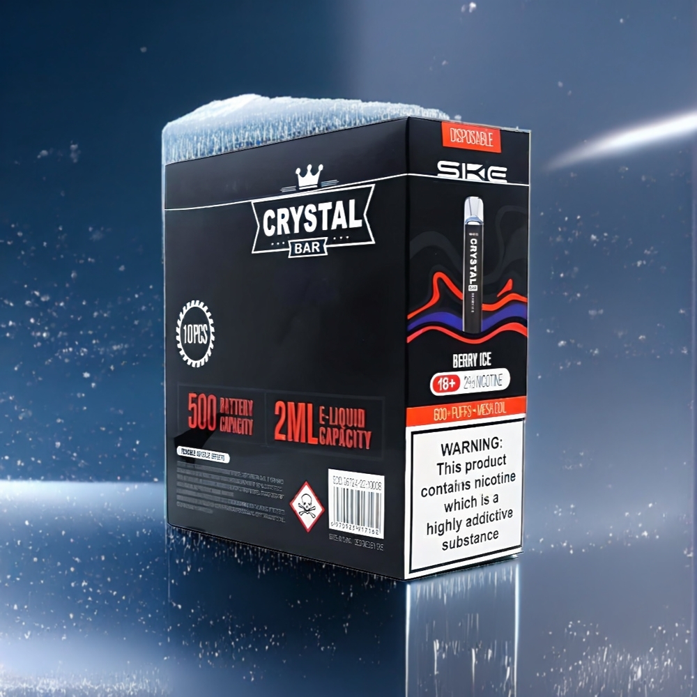 SKE Crystal BAR 600 Vape Baies Glacées Belgique Grossiste 20ml 600 Puffs
