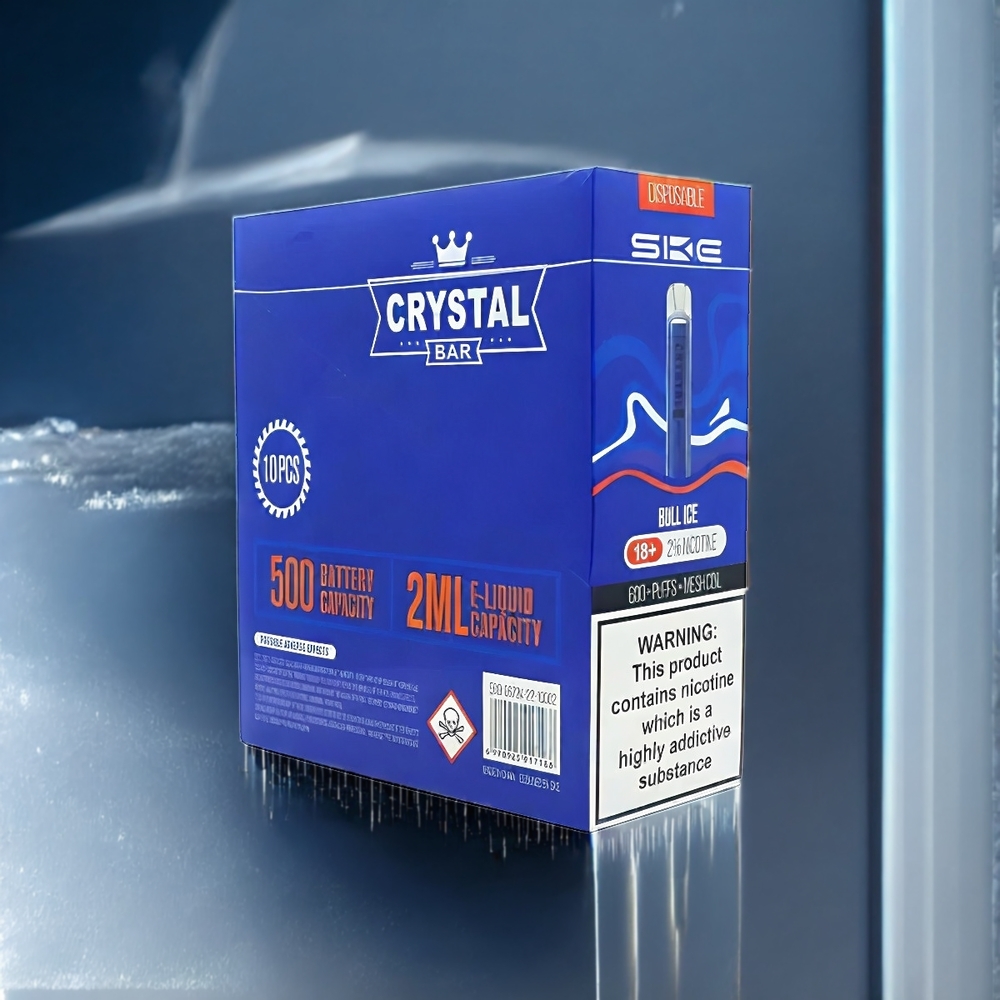 SKE Crystal BAR 600 Vape Bull Glace Belgique Grossiste 0 600 Puffs