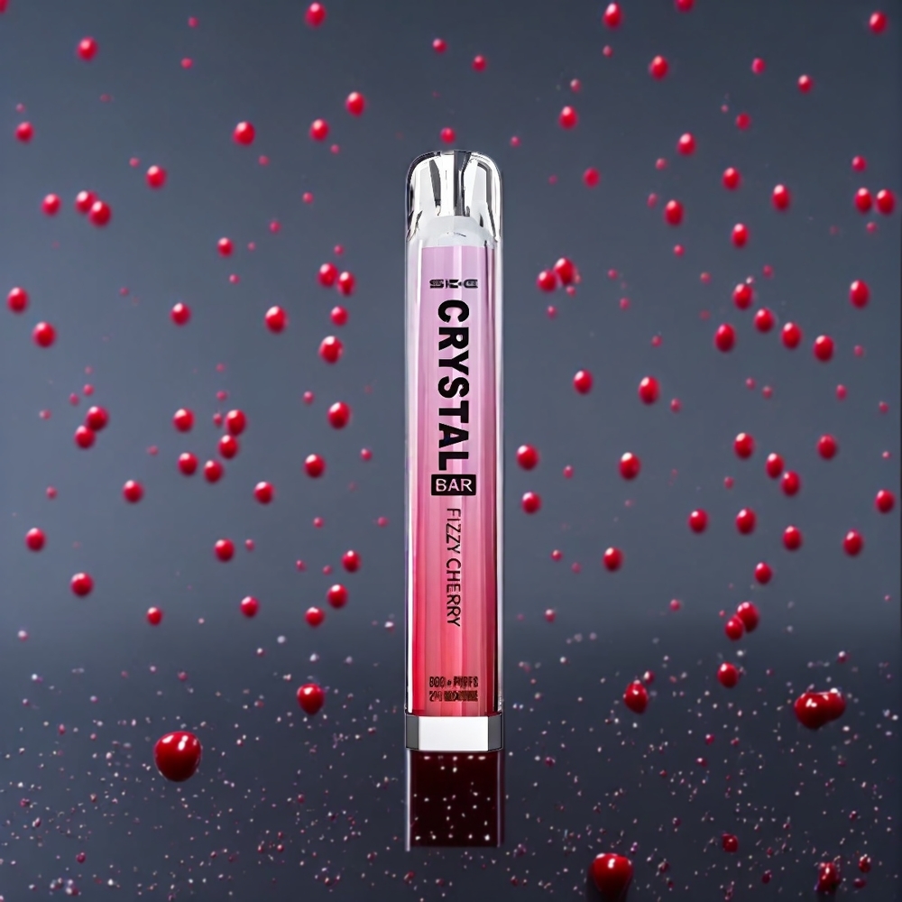 SKE Crystal BAR 600 Vape Cerise Pétillante Belgique Grossiste 2 600 Puffs