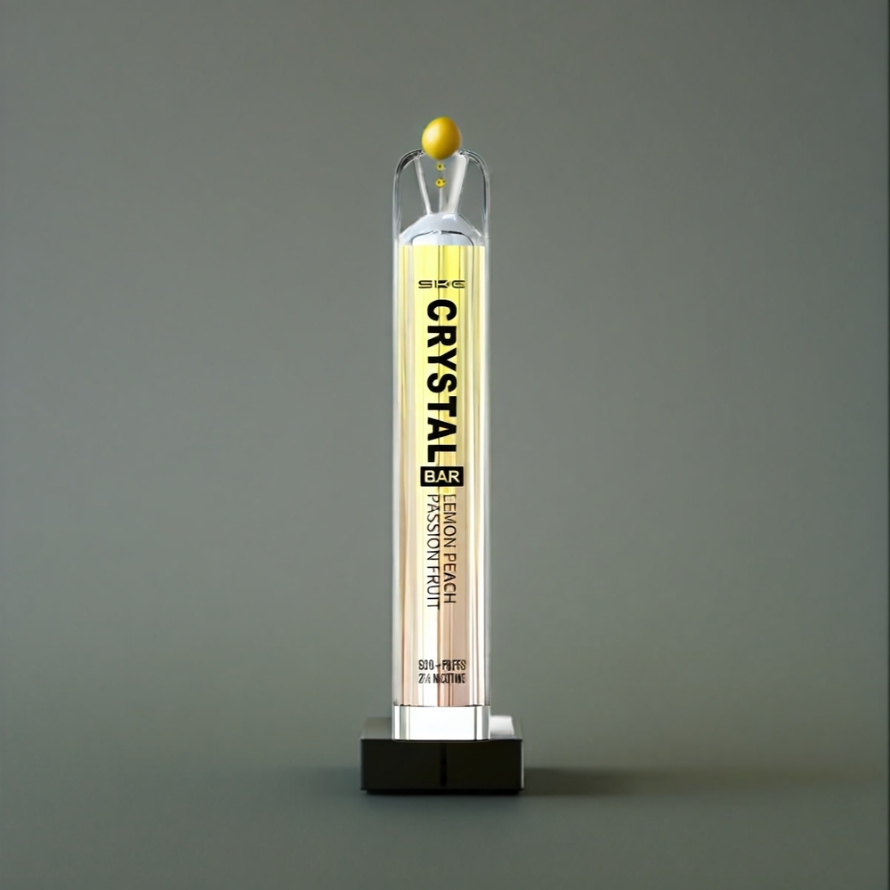 SKE Crystal BAR 600 Vape Citron Pêche Fruit de la Passion 2 600 Puffs Belgique Grossiste
