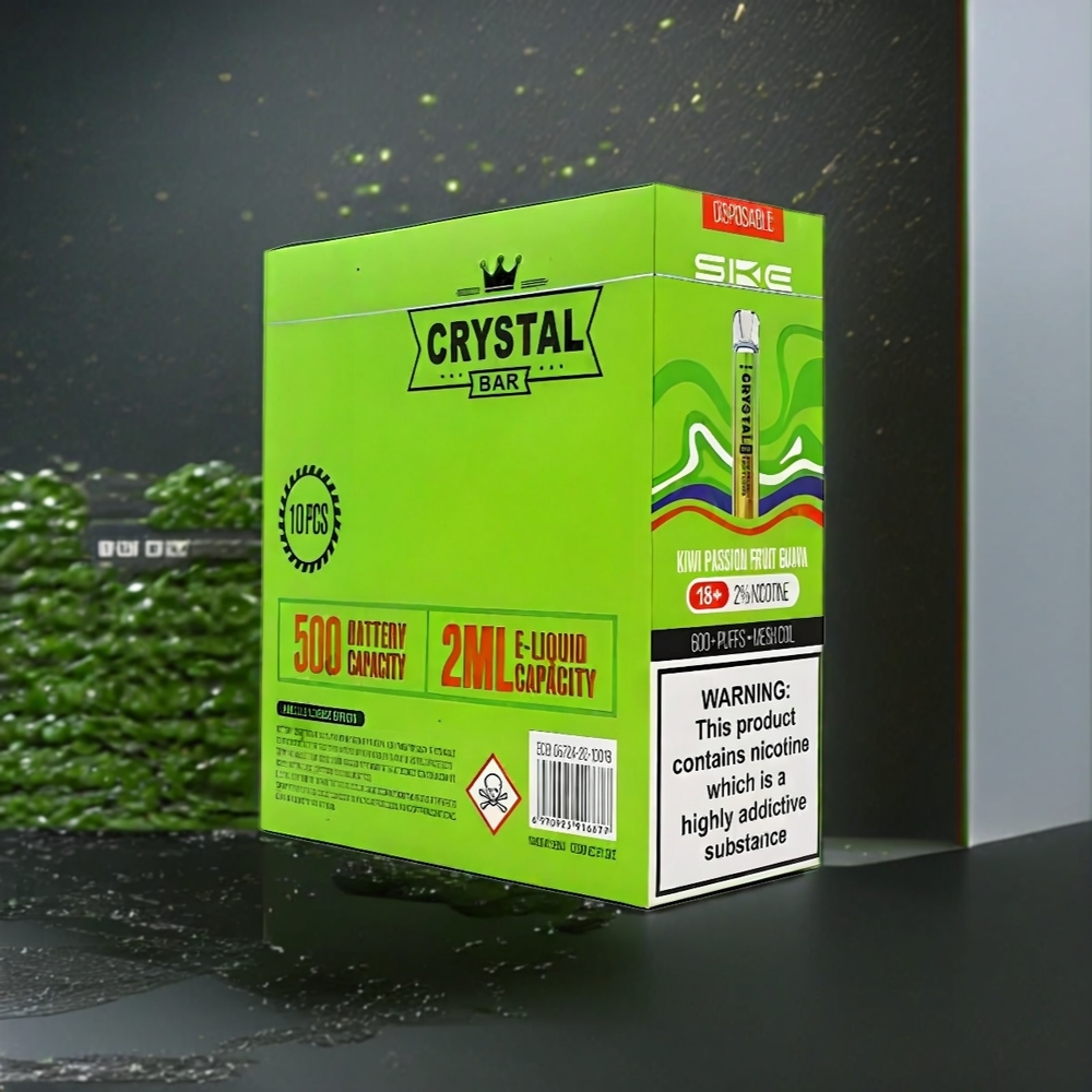 SKE Crystal BAR 600 Vape Kiwi Passion Goyave Belgique Grossiste 0 600 Puffs