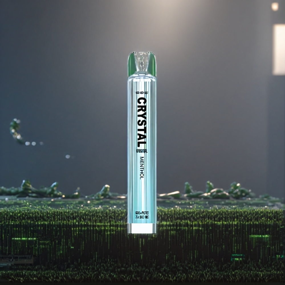 SKE Crystal BAR 600 Vape Menthol Belgique Grossiste 0 600 Puffs Acier Inoxydable+PCTG