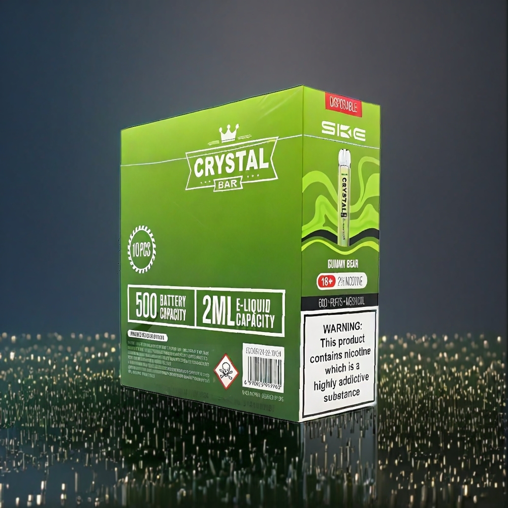 SKE Crystal BAR 600 Vape Ourson Gummy Bear Belgique Grossiste 0 600 Puffs