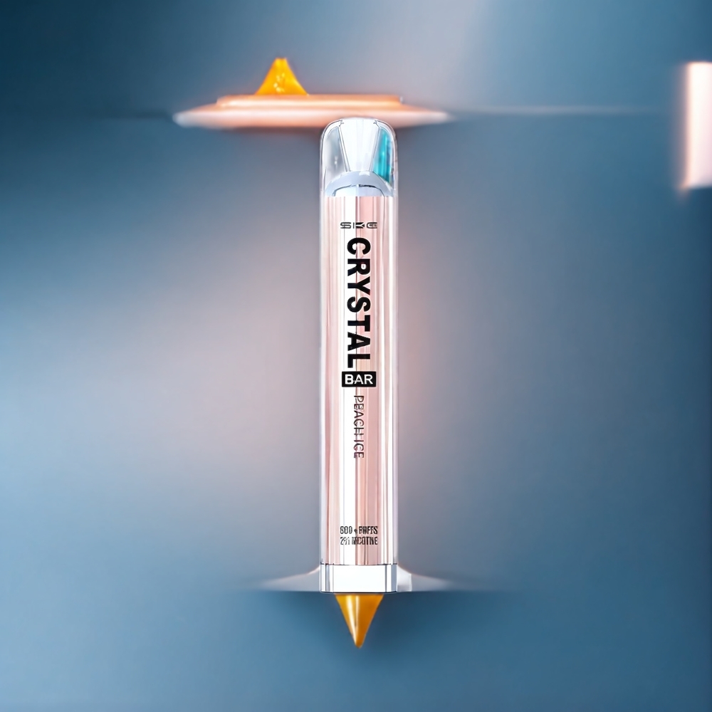 SKE Crystal Bar 600 Belgique Grossiste Pêche Glacée - 600 Puffs - 20ml