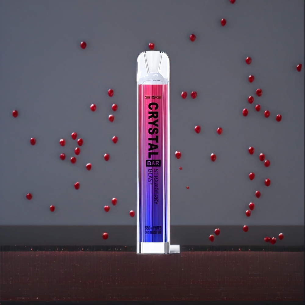 SKE Crystal Bar 600 Vape Fraise Explosif Belgique Grossiste 20ml 600 Puffs