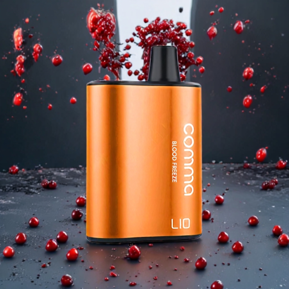 Sang Congelé LIO COMMA 5000 Puffs Belgique Grossiste 15ml 50mg