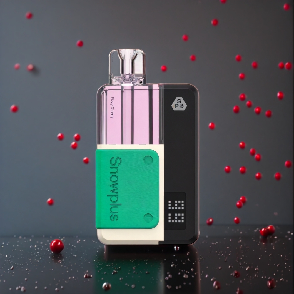 Snowplus Swift Pod Kit 15000 Belgique Grossiste Cerise Pétillante - 15000 Puffes Batterie Réutilisable Cartouches 2+10ml Remplaçables
