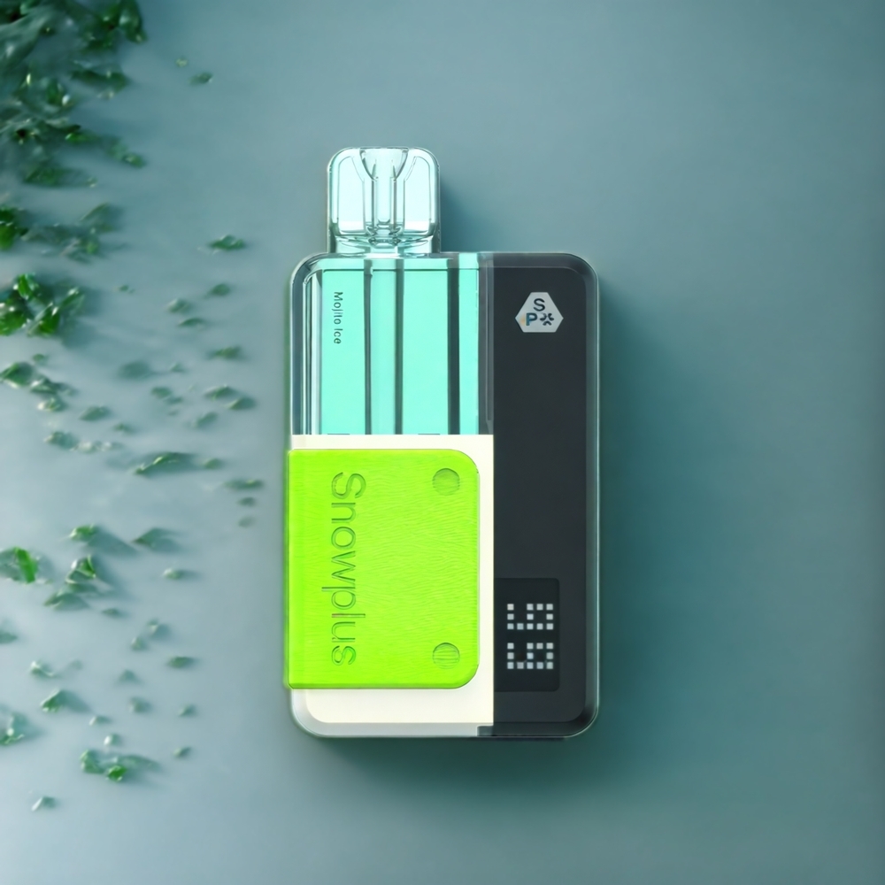Snowplus Swift Pod Kit 15000 Belgique Grossiste Rechargeable (1000 mAh) + Cartouche 2+10 ml Mojito Glacé