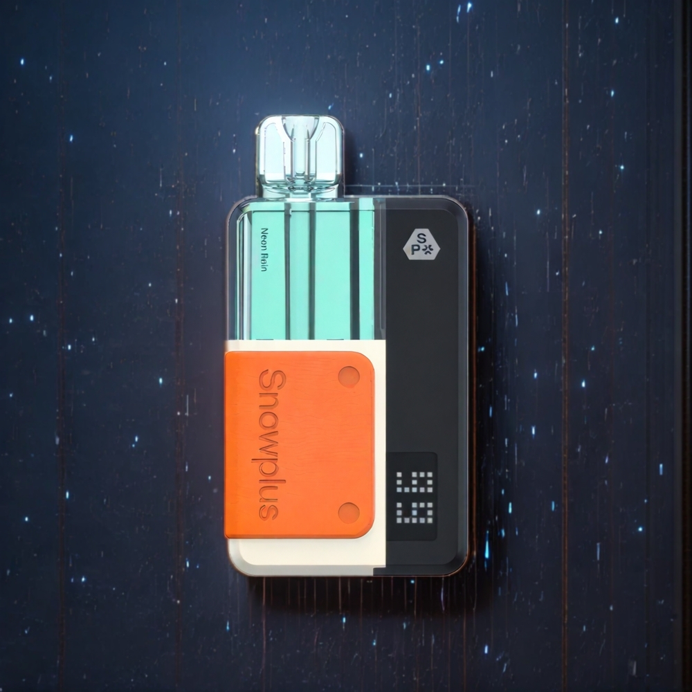 Snowplus Swift Pod Kit 15000 Neon Pluie Belgique Grossiste avec 15000 Puffs et Batterie 1000 mAh