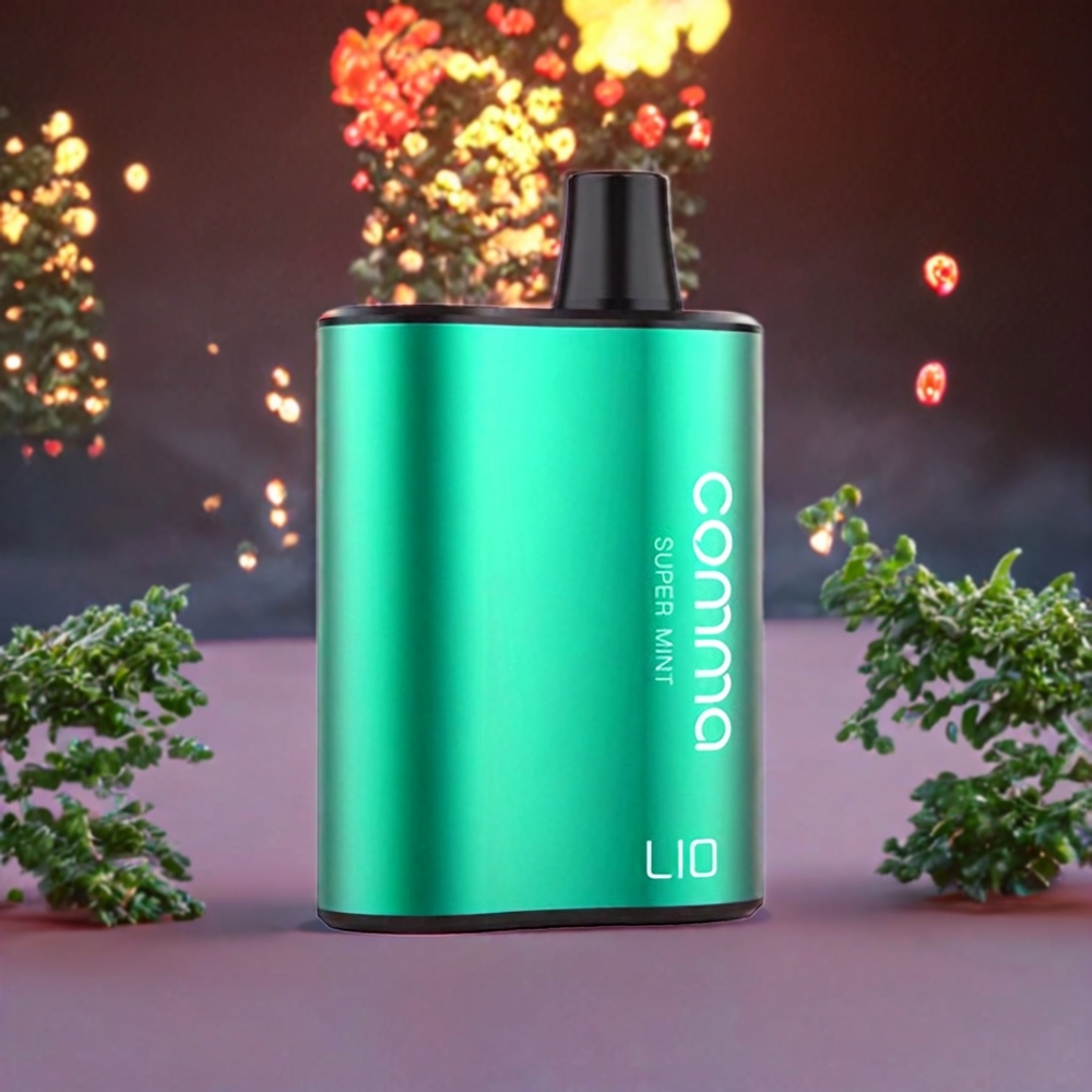 Super Menthe LIO COMMA 5000 Puffs Belgique Grossiste 15ml 900mAh