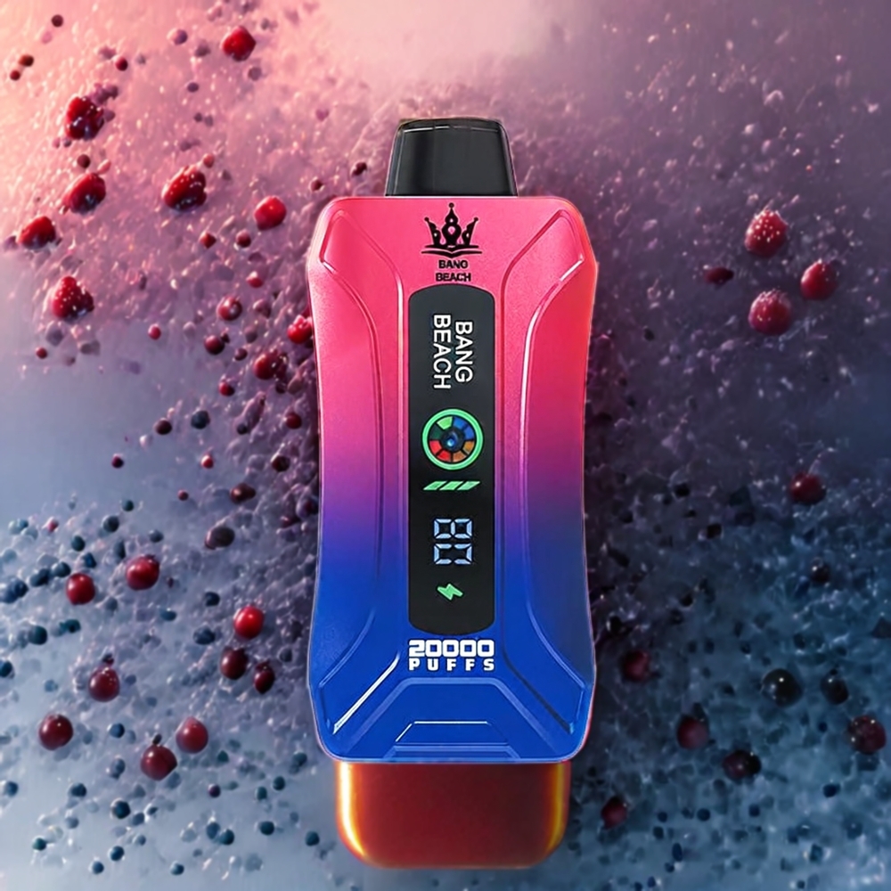 Triple Baie Glacée Bang Beach 20000 Puffs Belgique Grossiste 35ml Smart Screen