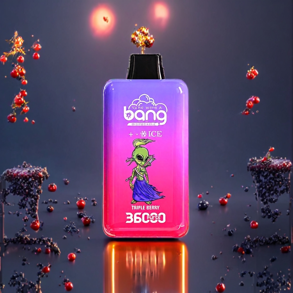 Triple Baies Bang 36000 Ice Level 36000 Puffs 36ml Belgique Grossiste