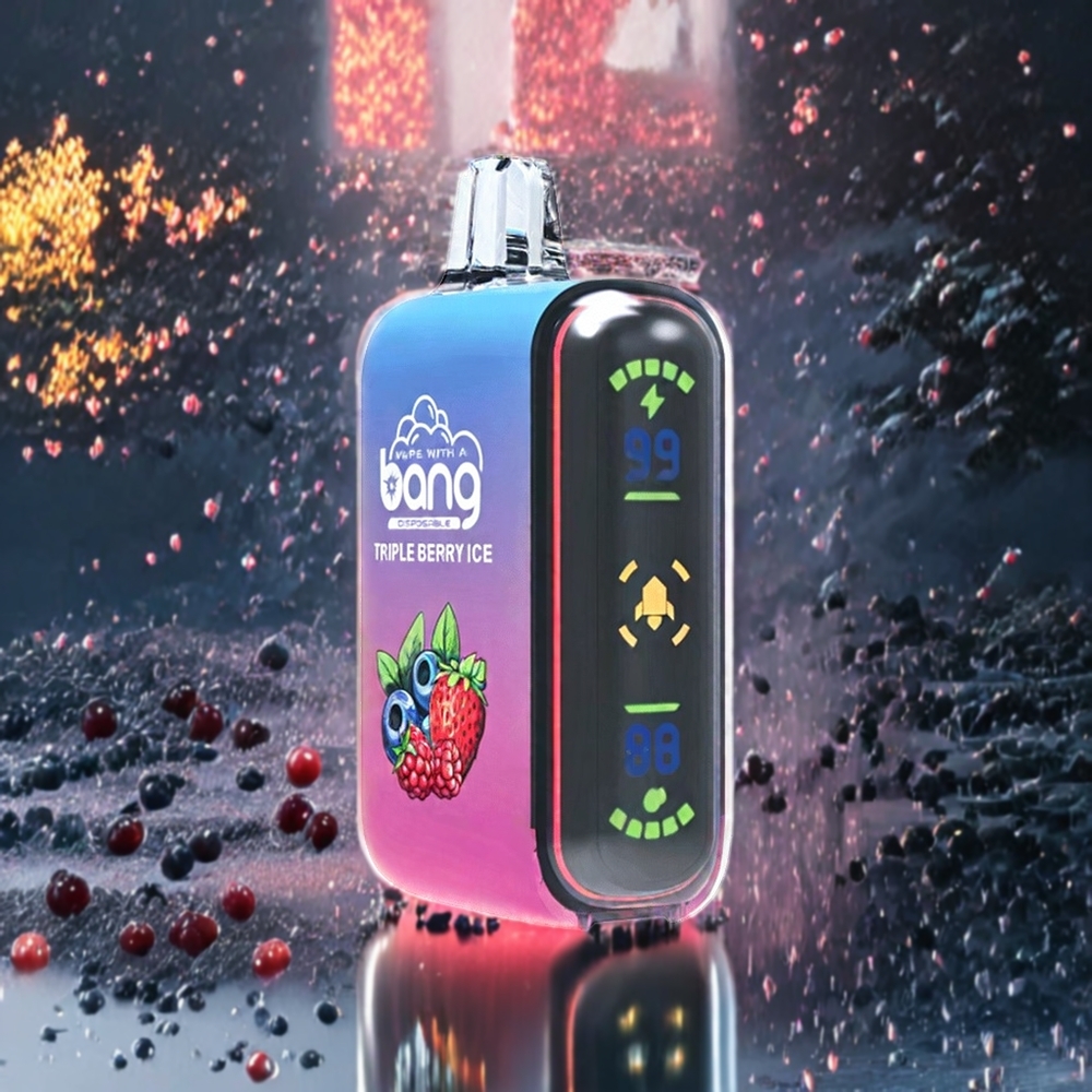 Triple Baies Glacées Bang Rocket 18000 Puffs 26ml Belgique Grossiste 650mAh