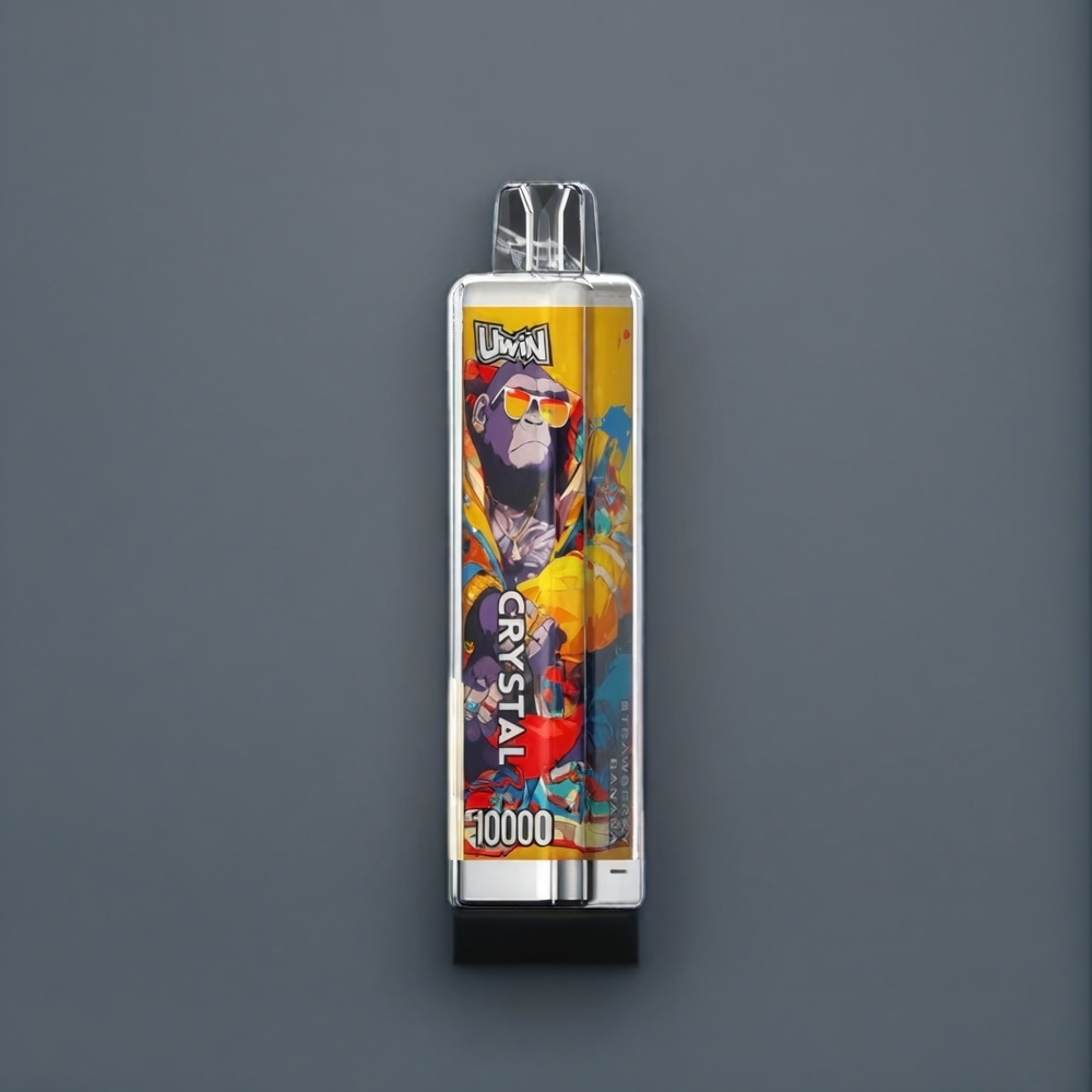 Uwin Crystal 10 000 Puffs Belgique Grossiste avec lumières RGB Fraise Banane