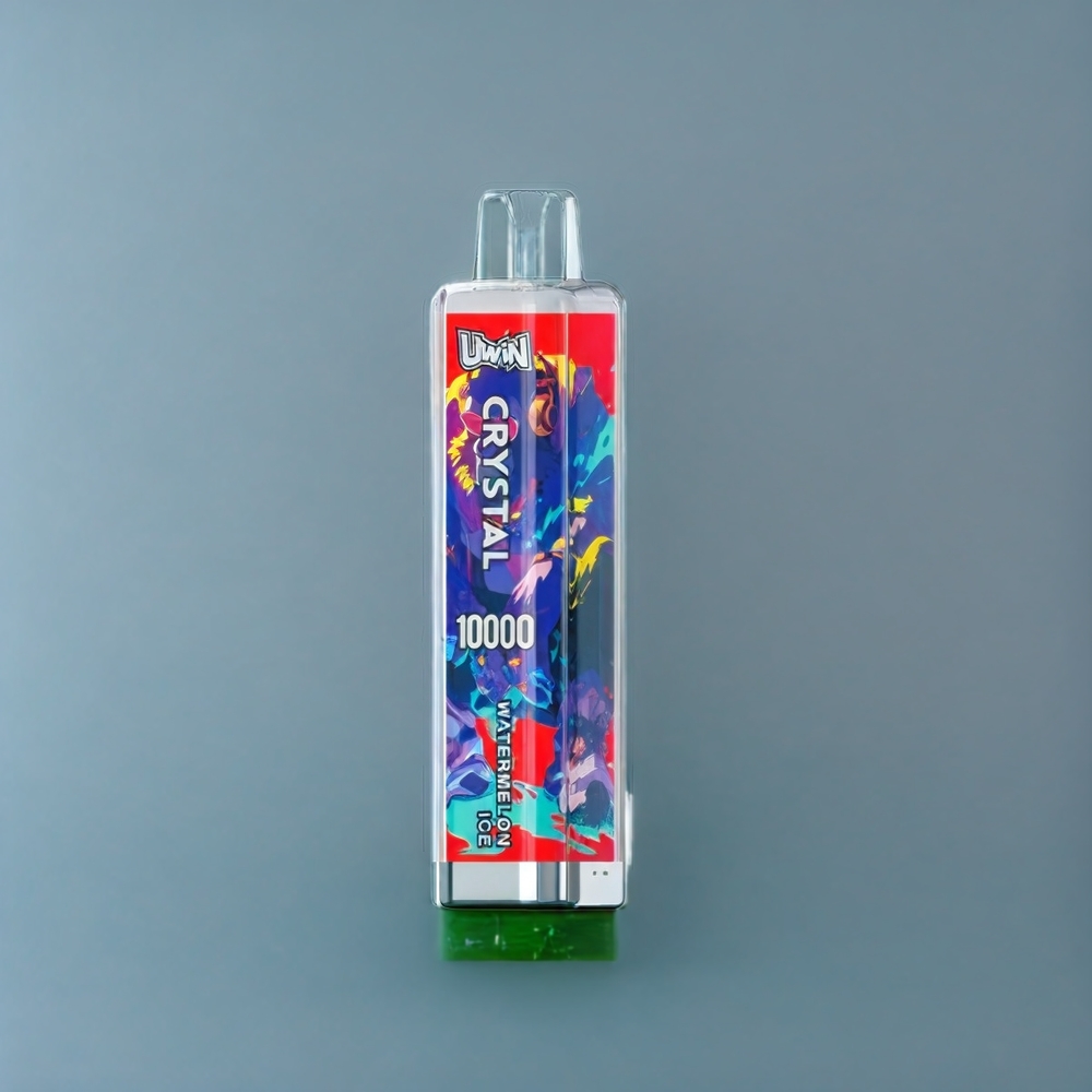 Uwin Crystal 10 000 Puffs Vape Pastèque Glacée avec Lumières RGB - Belgique Grossiste