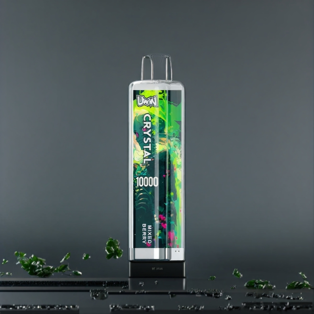 Uwin Crystal 10000 Puffs Belgique Grossiste - Mixé de Baies avec Lumières RGB 18ml 650mAh