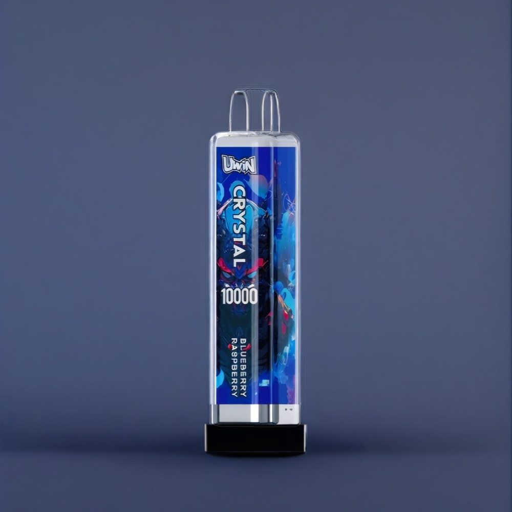 Uwin Crystal 10000 Puffs Vape Myrtille Framboise avec Lumières RGB - Belgique Grossiste (0 5)