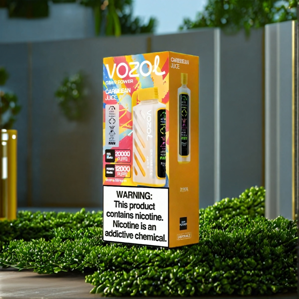 VOZOL Gear Power 20000 Puffs Belgique Grossiste - 20mL 5 Nicotine Caribbean (Jus des Caraïbes)