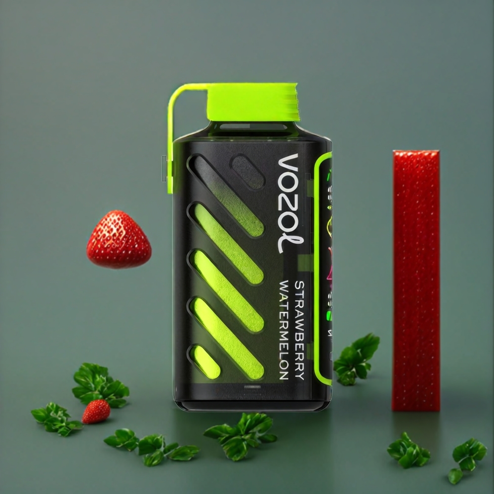 VOZOL Gear Power Belgique Grossiste 20000 Puffs Tech SiLC Écran Plein Fraise Pastèque