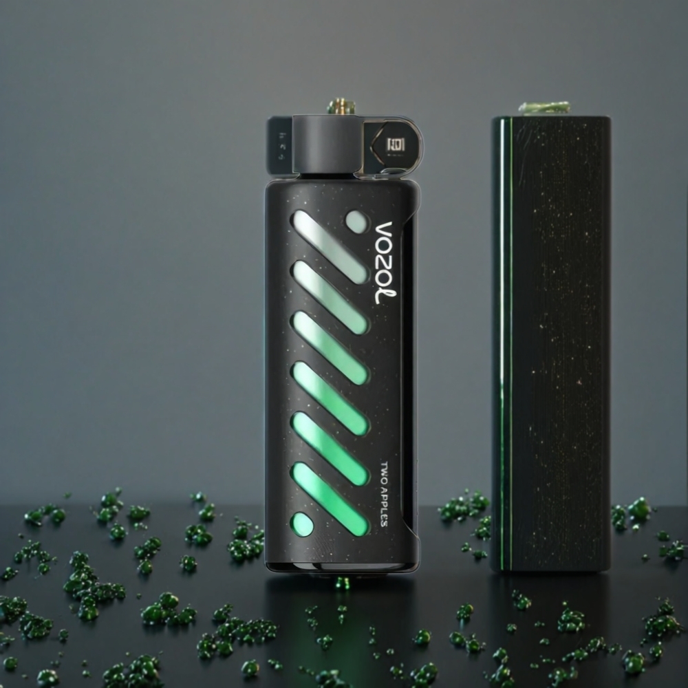 VOZOL Gear Shisha 25000 Puffs Belgique Grossiste Deux Pommes Double Modes 1000mAh