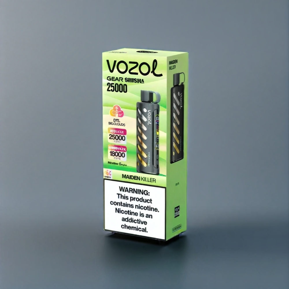VOZOL Gear Shisha 25000 Puffs Belgique Grossiste Double Mesh Double Modes 1000mAh