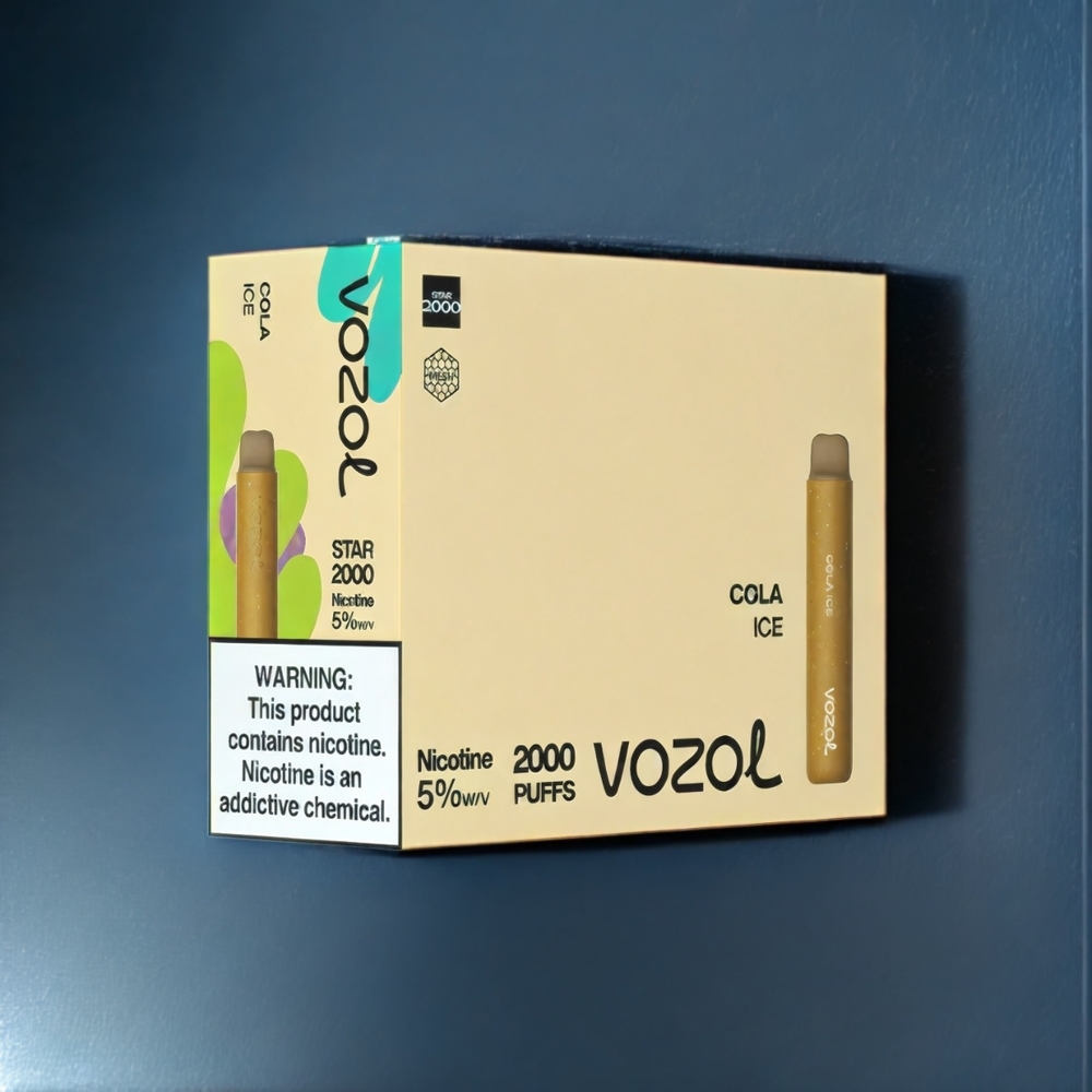 VOZOL Star 20 000 Puffs Vape Cola Glace Belgique Grossiste - 650mAh  22\ Ecran HD Miroir