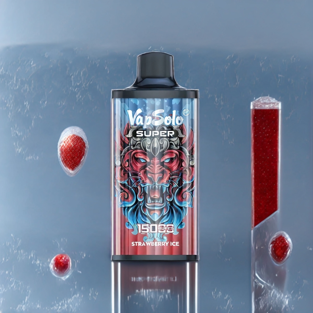 Vapsolo Super 15000 Puffs Belgique Grossiste 850mAh Type-C Fraise Glacée
