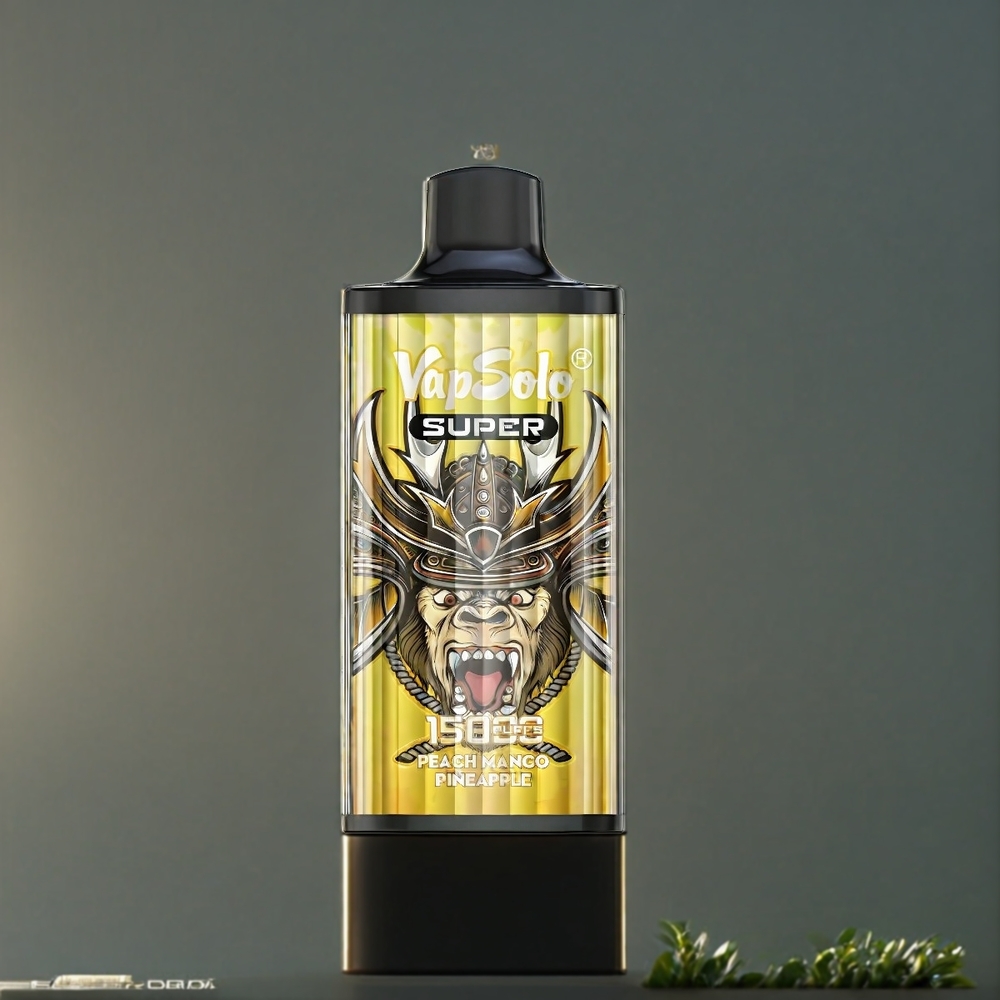 Vapsolo Super 15000 Puffs Belgique Grossiste 850mAh Type-C Pêche Mangue Ananas