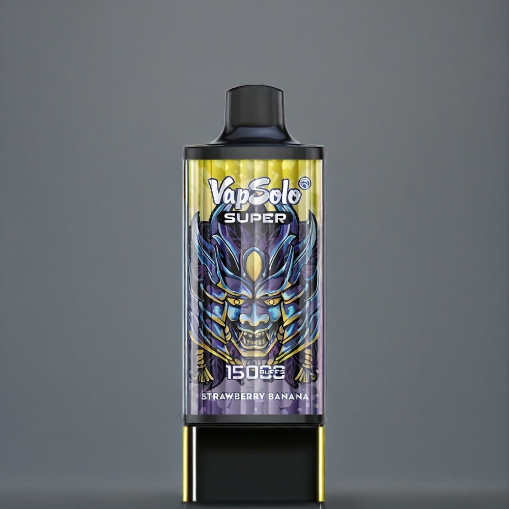 Vapsolo Super 15000 Puffs Belgique Grossiste Fraise Banane 40ml 850mAh