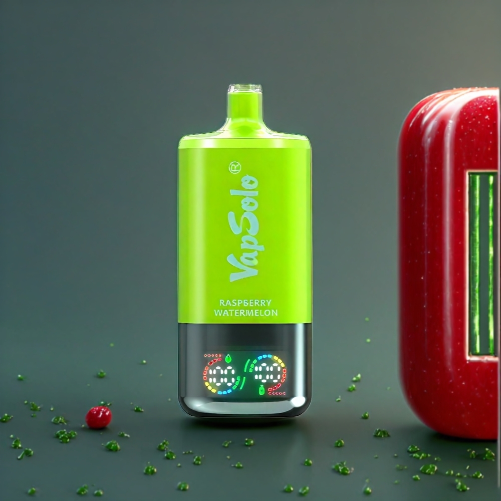 Vapsolo Tripe 30000 Puffs Belgique Grossiste - 40ml/Type-C - Framboise Pastèque