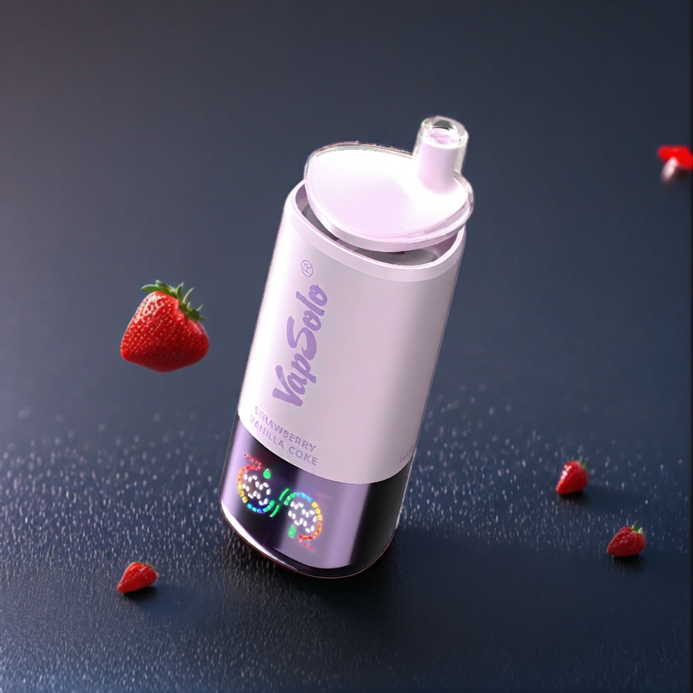 Vapsolo Tripe Belgique Grossiste 30000 Puffs Vape Fraise Vanille Coke 40ml Type-C
