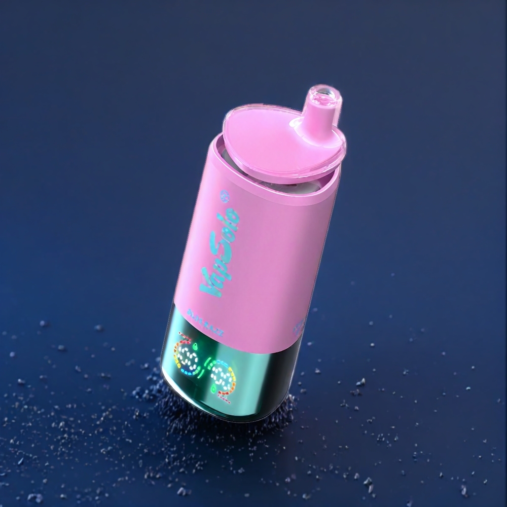 Vapsolo Triple 30000 Puffs Belgique Grossiste 40ml Type-C Vape Bleu Framboise