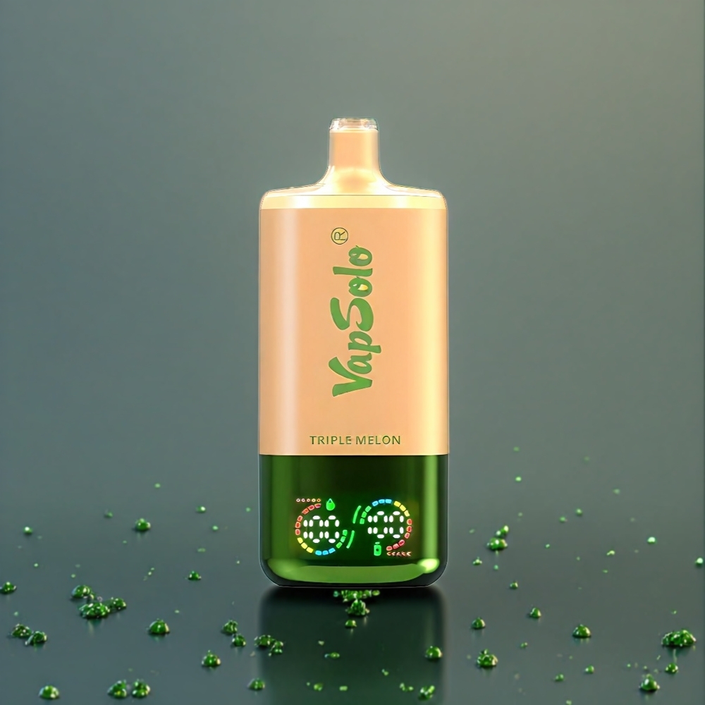 Vapsolo Triple 30000 Puffs Belgique Grossiste Triple Melon Triple E-Liquid 40ml Type-C