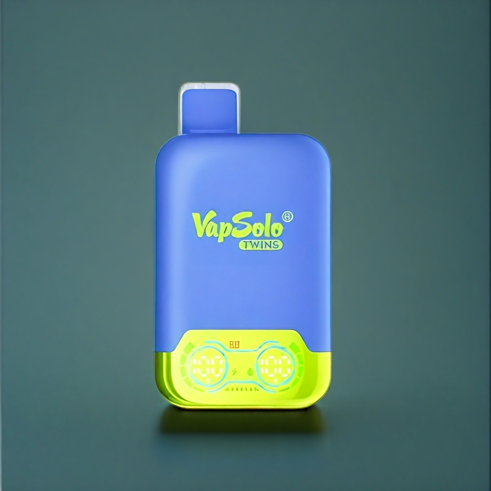 Vapsolo Twins 20000 Puffs Belgique Grossiste 40ml Type-C Bleu Framboise Citronade  Citron Vert