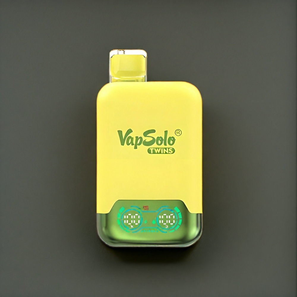 Vapsolo Twins 20000 Puffs Belgique Grossiste avec 40 ml et Type-C - Ananas Noix de Coco  Fraise Banane