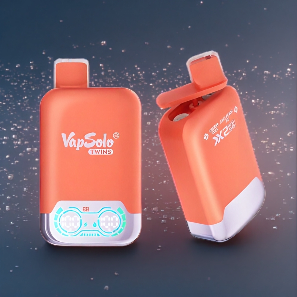 Vapsolo Twins Belgique Grossiste 20000 Puffs 40ml Cherry Cola  Juicy Peach Ice