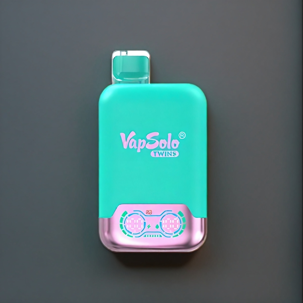 Vapsolo Twins Triple Melon  Pastèque Framboise 20000 Puffs Belgique Grossiste 40 ml Type-C