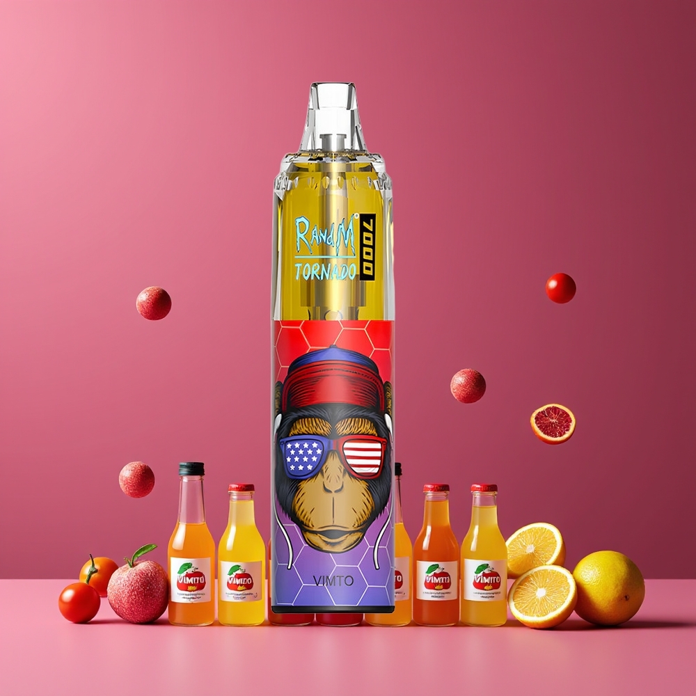 Vimto RandM Tornado 7000 Bouffées Belgique Grossiste 14 ML et Air-Ajustable
