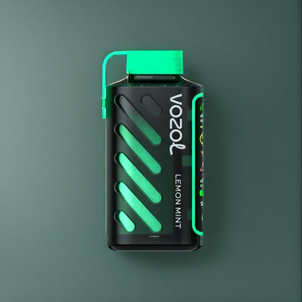 Vozol Gear Power Belgique Grossiste 20000 Puffs Technologie SiLC Affichage Plein Écran Menthe Citron