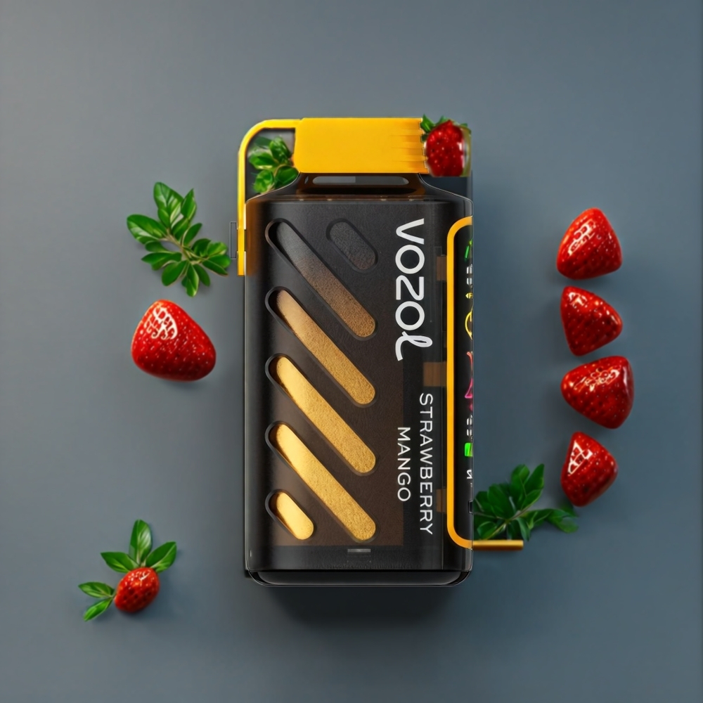 Vozol Gear Power Belgique Grossiste 20000 Puffs Technologie SiLC Tech Fraise Mangue