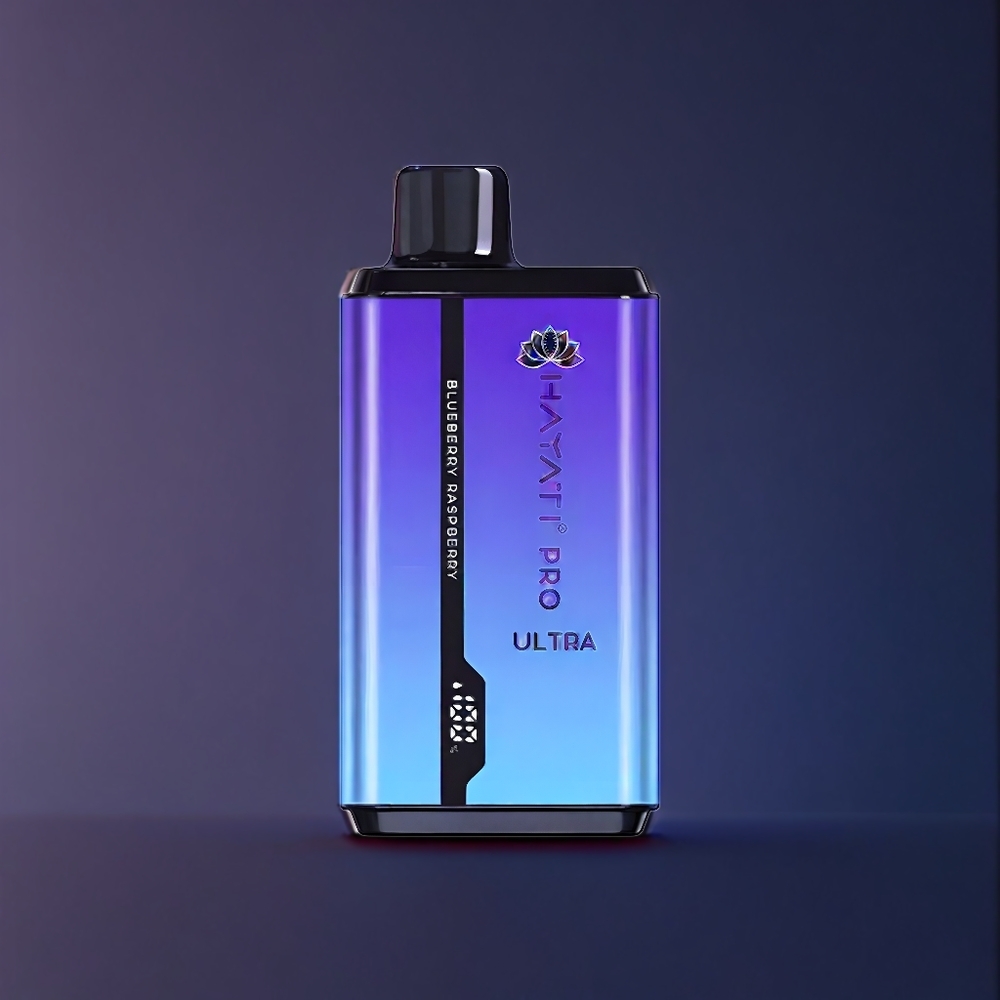 Hayati Pro Ultra 15000 Puffs Belgique Grossiste 850mAh 2 12ml Myrtille Framboise