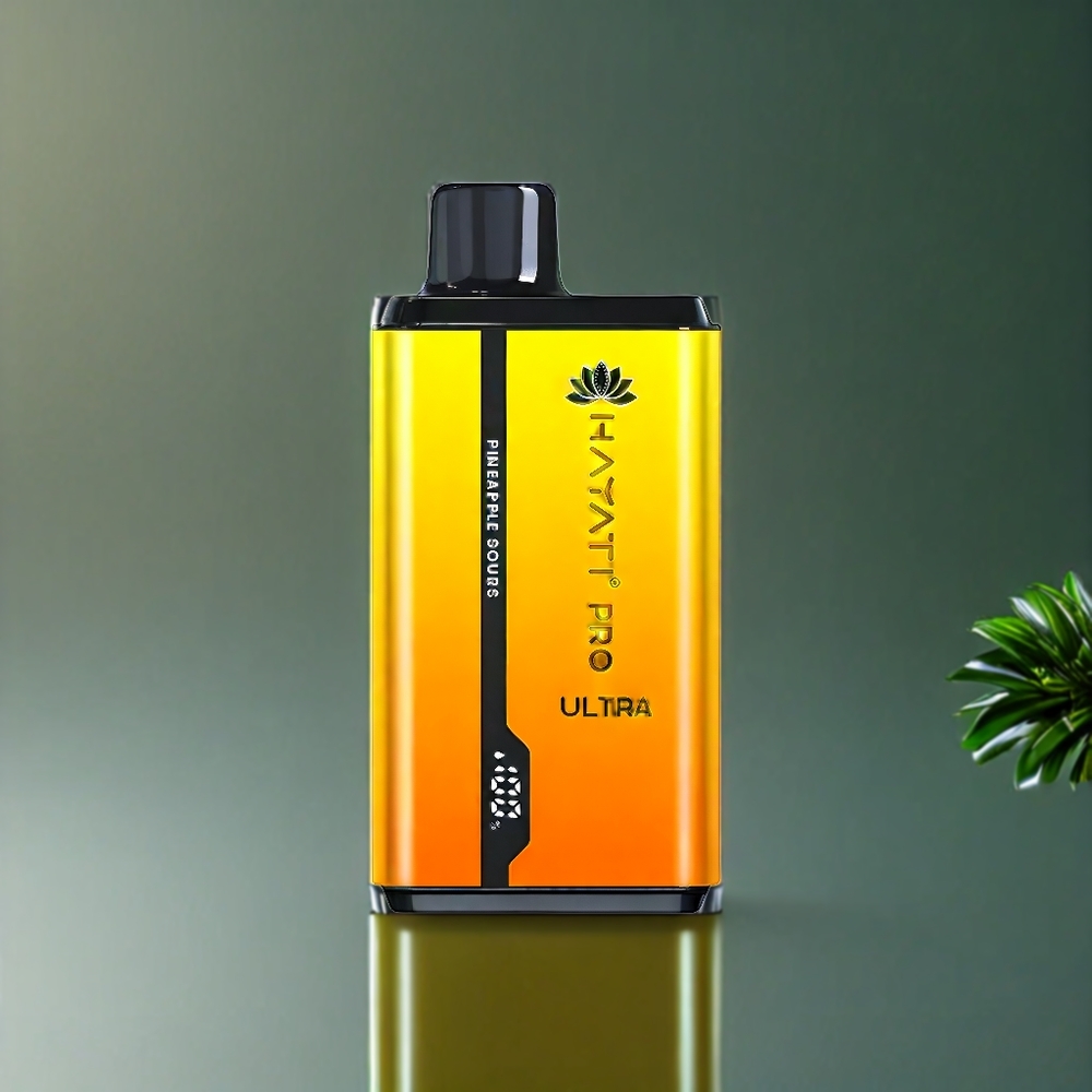 Hayati Pro Ultra 15000 Puffs Belgique Grossiste E-Liquide 24ml Ananas Aigre