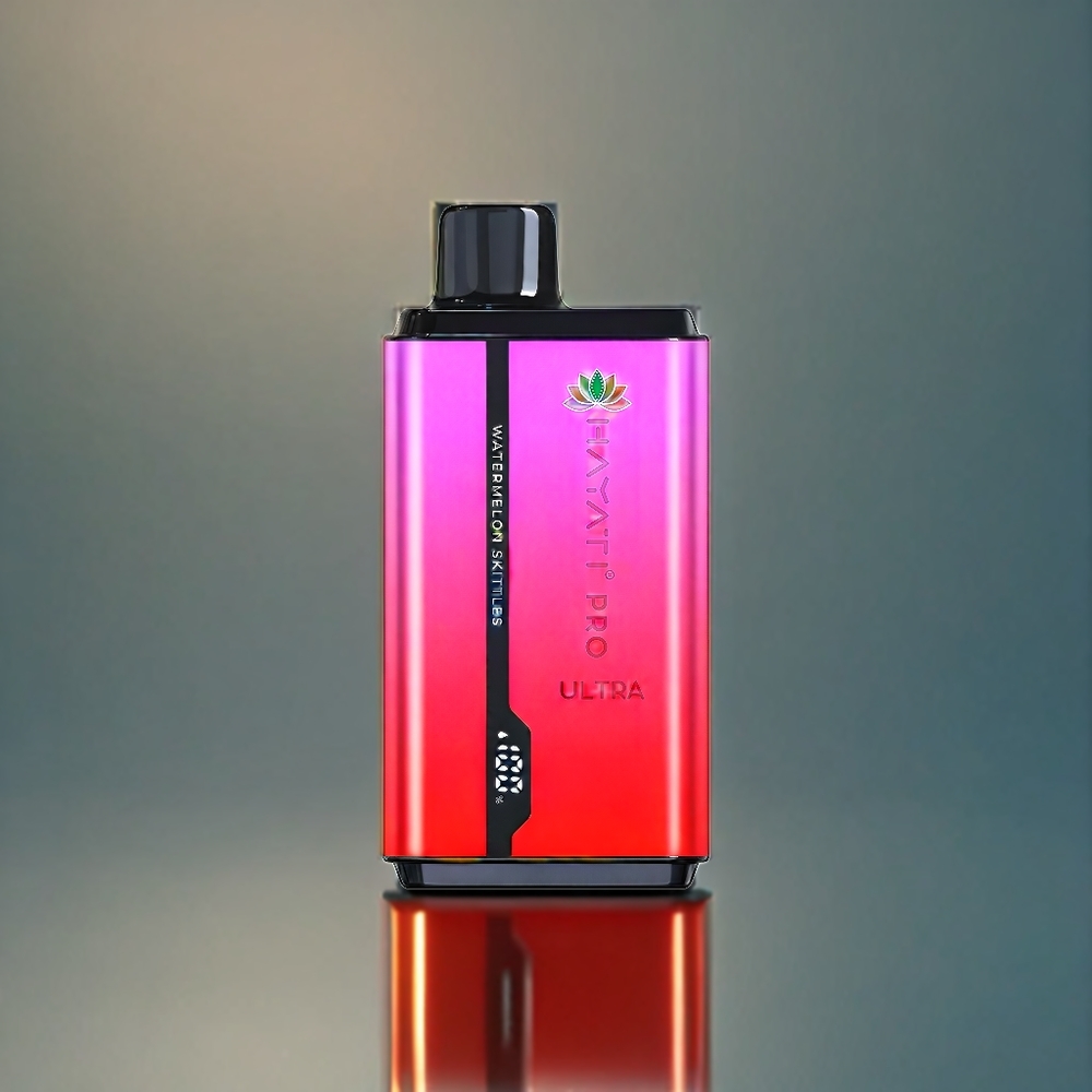 Hayati Pro Ultra 15000 Puffs Belgique Grossiste E-Liquide 24ml Pastèque Skittles